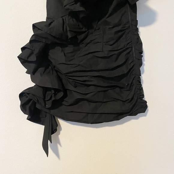 Anthropologie Celia B Kaia Dress One Shoulder Ruffle Mini Party Fall Sz XL NWT - Picture 8 of 14